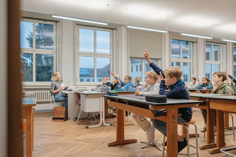Schulklasse in der Marienschule Bielefeld